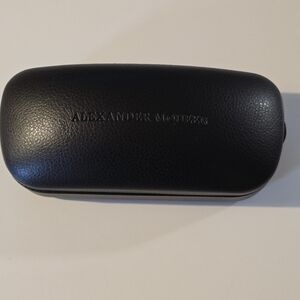 Alexander mcqueen glasses hard case color black